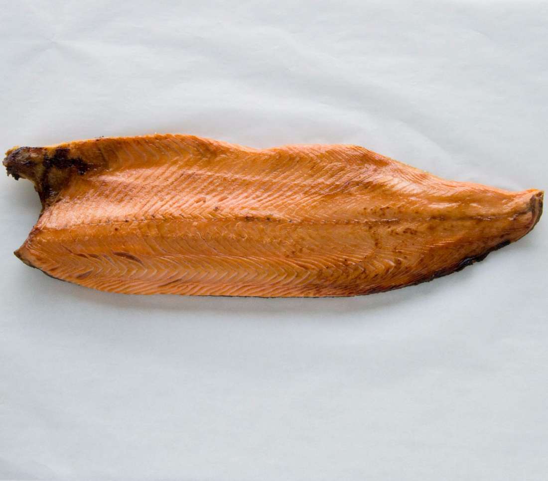 Hot-smoked Salmon Sides Maple Glazed