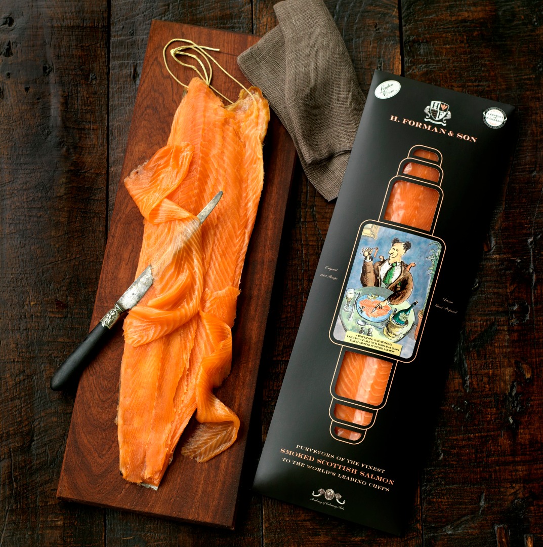 Great on a plate - Smoked Salmon Sides for carving