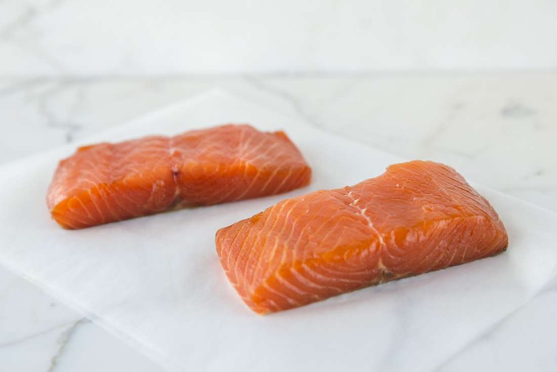 Fresh Salmon Portions - Teriyaki Marinated