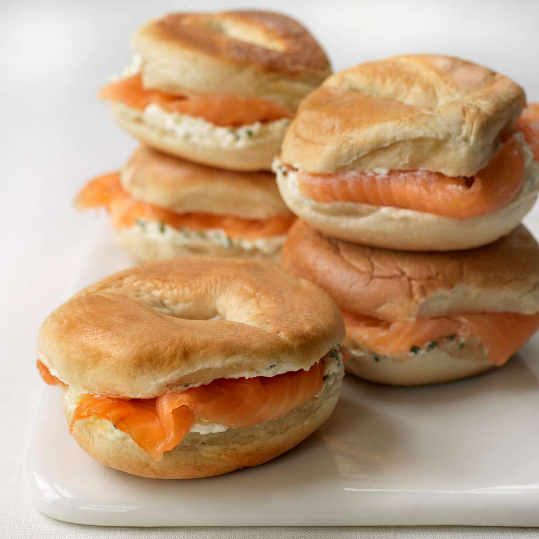 Great on a plate - Smoked Salmon & Cream Cheese Bagel