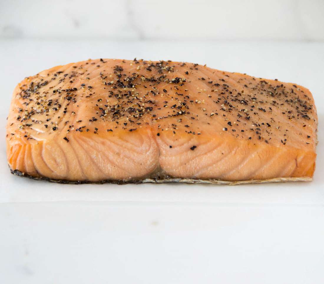 Hot Smoked Salmon - Pepper Encrusted