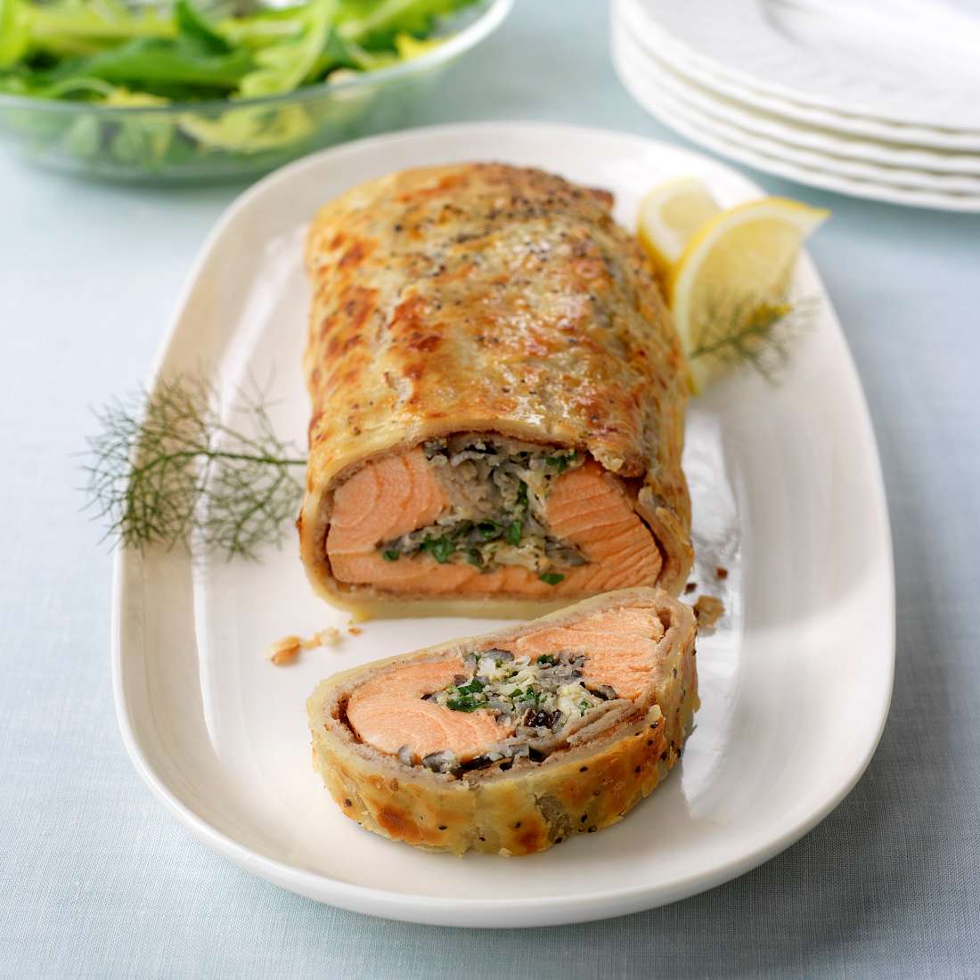 Great on a plate - Salmon Coulibiac