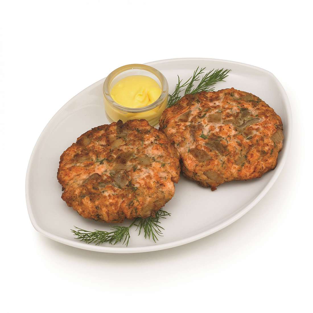 Great on a plate - Salmon & Dill Burgers