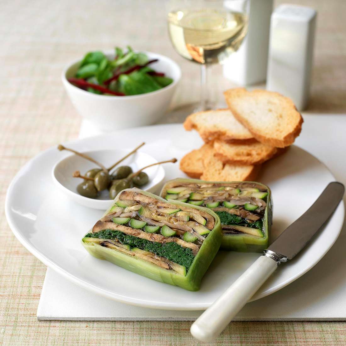 Great on a plate - Layered Vegetable Terrine