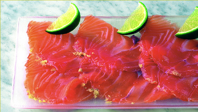 Great on a plate - Wasabi Gravadlax